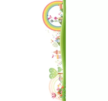 Fantasy Village Kids Sticker - TenStickers
