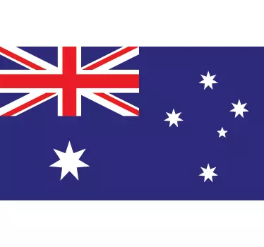 Flag of Australia Wall Sticker - TenStickers