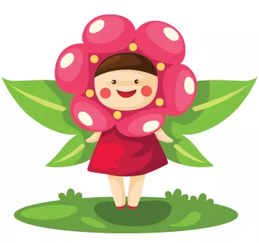 Flower Fairy Kids Sticker - TenStickers