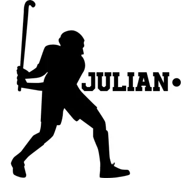 Football sticker custom sports figurine - TenStickers