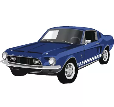 Ford Mustang Decorative Sticker - TenStickers