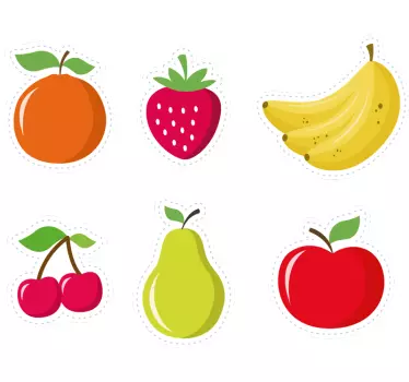 Fruit Set Samsung Phone Sticker - TenStickers