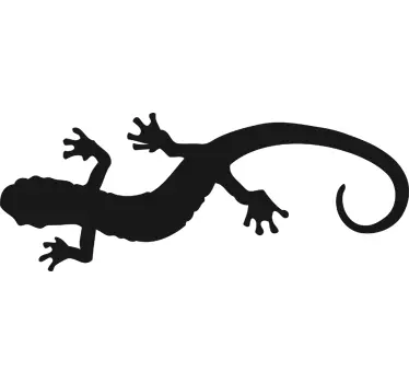 Gecko Wall Art Blackboard Sticker - TenStickers