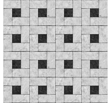 Geometric Stone Mosaic Tile Sticker - TenStickers