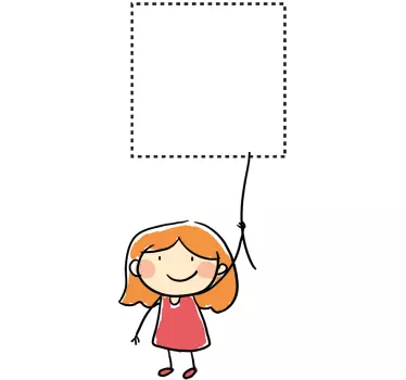 Girl with Rope Switch Sticker - TenStickers