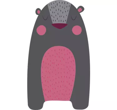 Grizzly Bear Wall Sticker - TenStickers