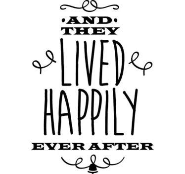 Happily Ever After Kids Sticker - TenStickers