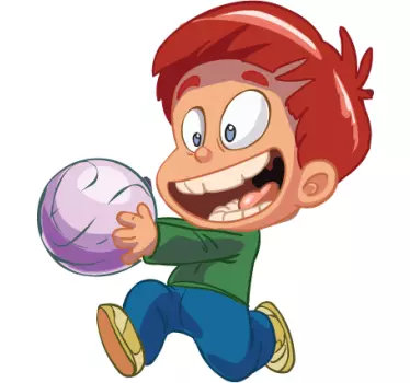Happy Boy Kids Sticker - TenStickers