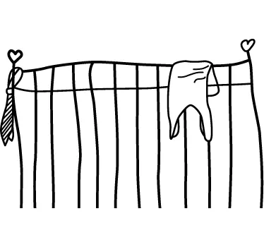 Headboard Drawing Wall Decal - TenStickers