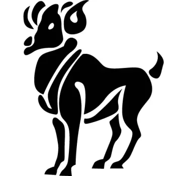 Horoscope Aries Wall Sticker - TenStickers