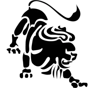 Horoscope Leo Wall Sticker - TenStickers