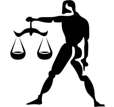 Horoscope Libra Wall Sticker - TenStickers