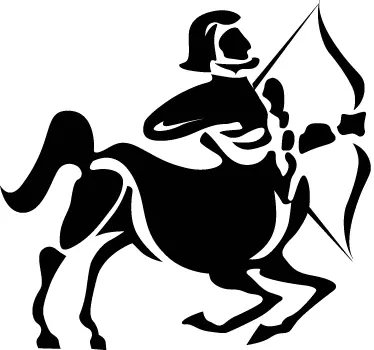 Horoscope Sagittarius Wall Sticker - TenStickers
