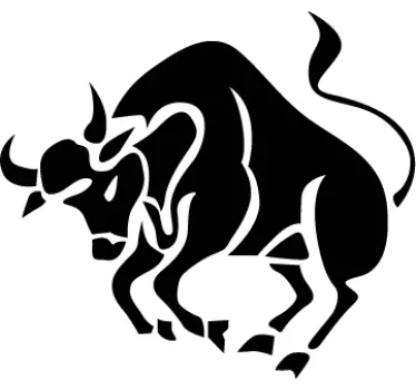 Horoscope Taurus Wall Sticker - TenStickers