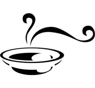 Hot Soup Wall Sticker - TenStickers