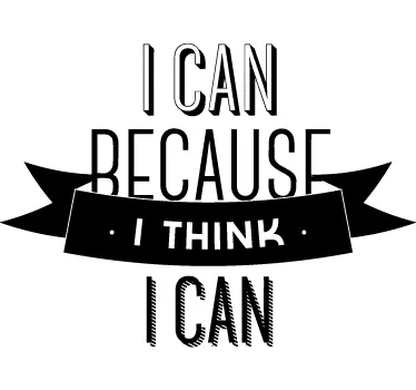 I Can Wall Sticker - TenStickers
