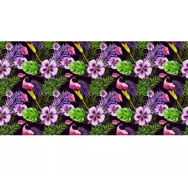 Ikea jungle flora furniture decal - TenStickers