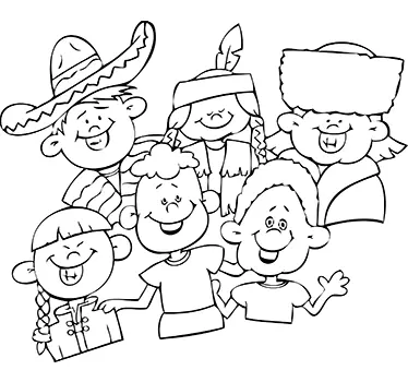 International Children Sticker - TenStickers