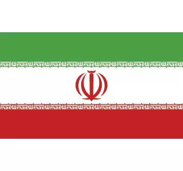 Iran Flag Sticker - TenStickers