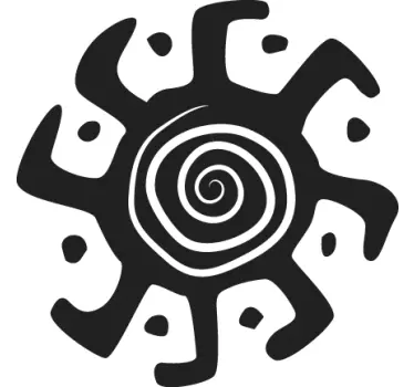 Kaleidoscope Spiral Wall Sticker - TenStickers