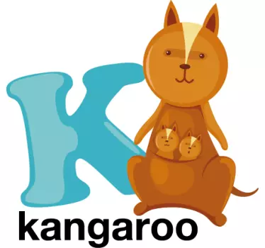 Kids Letter K Sticker - TenStickers