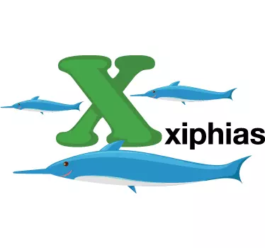 Kids Letter X Sticker - TenStickers