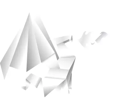 Kids Origami Dragon Wall Sticker - TenStickers