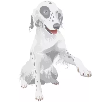 Kids Paw Dog Wall Sticker - TenStickers