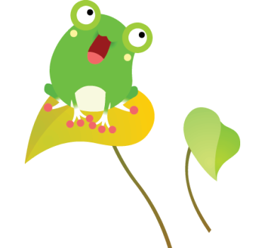 Kids Singing Frog Wall Sticker - TenStickers