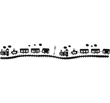 Kids Stickers Steam Train - TenStickers
