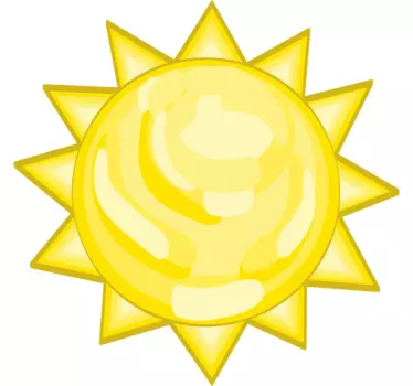 Kids Stickers Sun - TenStickers