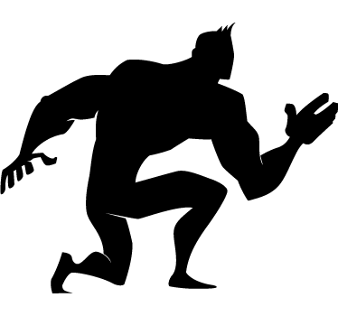 Kids Strong Hero Wall Decal - TenStickers