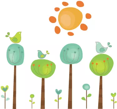 Kids Sunny Spot Wall Sticker - TenStickers
