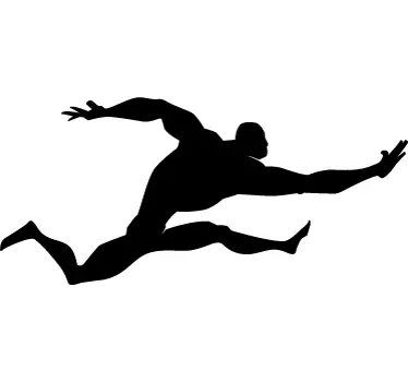Kids Super Jumper Wall Decal - TenStickers