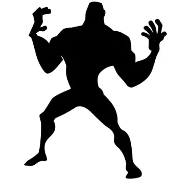 Kids Super Power Man Wall Decal - TenStickers
