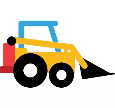 Kids Toy Digger Wall Sticker - TenStickers