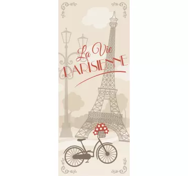 La Vie Parisiene Furniture Sticker - TenStickers
