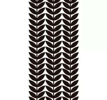 Leaves pattern furniture decal - TenStickers