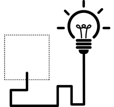 Light Bulb and Cable Switch Sticker - TenStickers