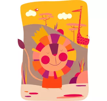 Lion King Kids Sticker - TenStickers