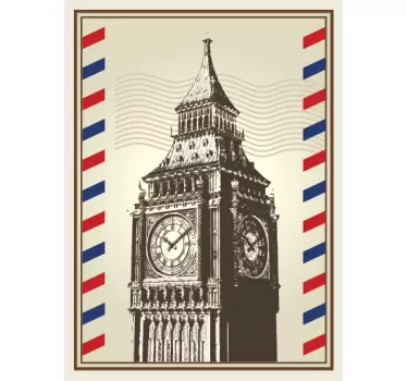 London Big Ben Wall Sticker - TenStickers