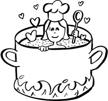 Love Cooking Wall Sticker - TenStickers