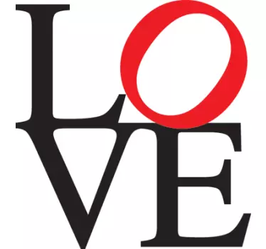 Love Decorative Text Sticker - TenStickers