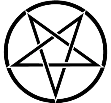 Mark of the Devil Star Sticker - TenStickers