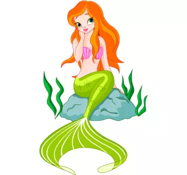 Mermaid Kids Sticker - TenStickers
