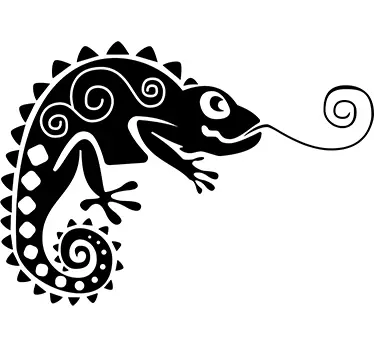 Mono-Colour Chameleon Sticker - TenStickers