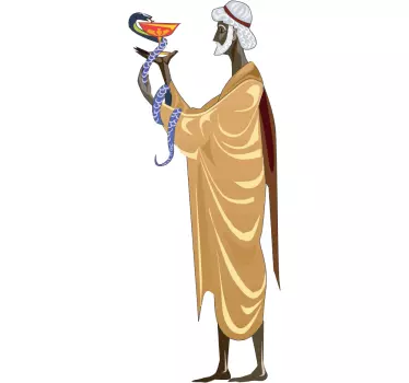 Mythology Asclepius Sticker - TenStickers