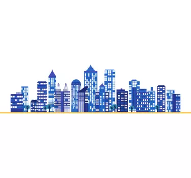 Night City Wall Sticker - TenStickers