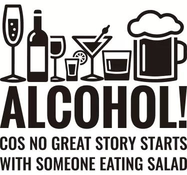 No Great Story Wall Sticker - TenStickers