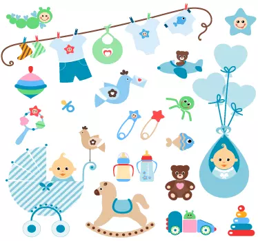 Nursery Kids Stickers - TenStickers